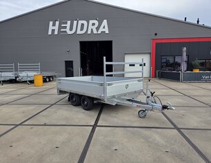 Henra plateauwagen 2700kg 301x185cm met 40cm borden
