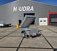 Anssems bagagewagen GT500 181x101x48cm met reservewiel, dakdragers en steunpoten