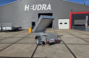 Anssems bagagewagen GT500 181x101x48cm met reservewiel, dakdragers en steunpoten