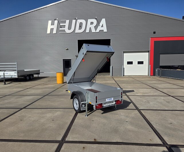 Anssems bagagewagen GT500 181x101x48cm met reservewiel, dakdragers en steunpoten