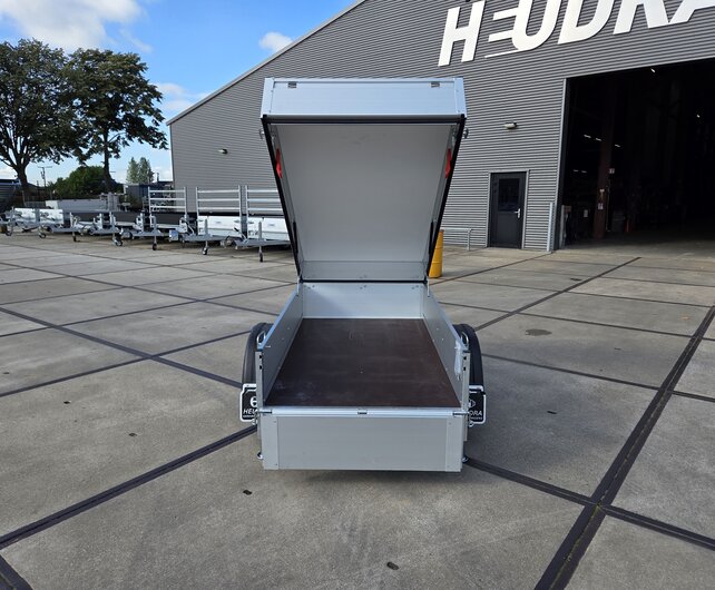 Anssems bagagewagen GT500 181x101x48cm met reservewiel, dakdragers en steunpoten