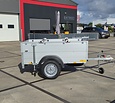Anssems bagagewagen GT500 181x101x48cm met reservewiel, dakdragers en steunpoten