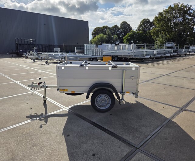 Anssems bagagewagen GT500 181x101x48cm met reservewiel, dakdragers en steunpoten