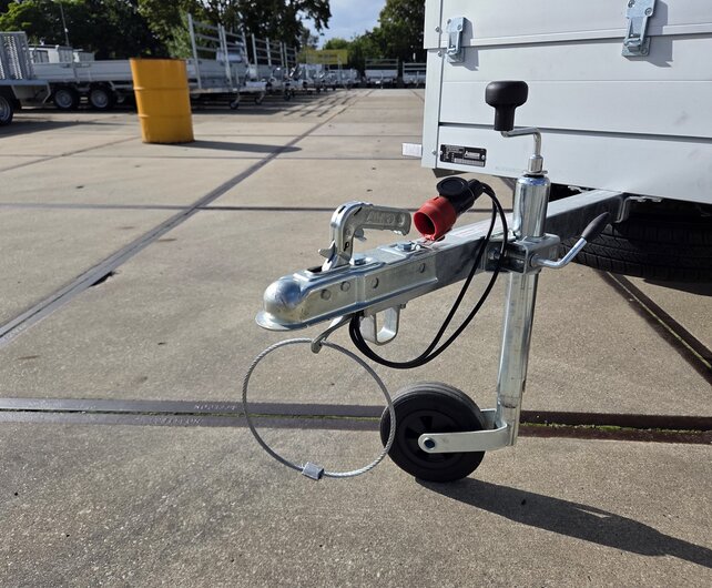 Anssems bagagewagen GT500 181x101x48cm met reservewiel, dakdragers en steunpoten
