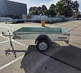 Saris KING XL 750kg bakwagen 226x126cm met gaasnet en neuswiel