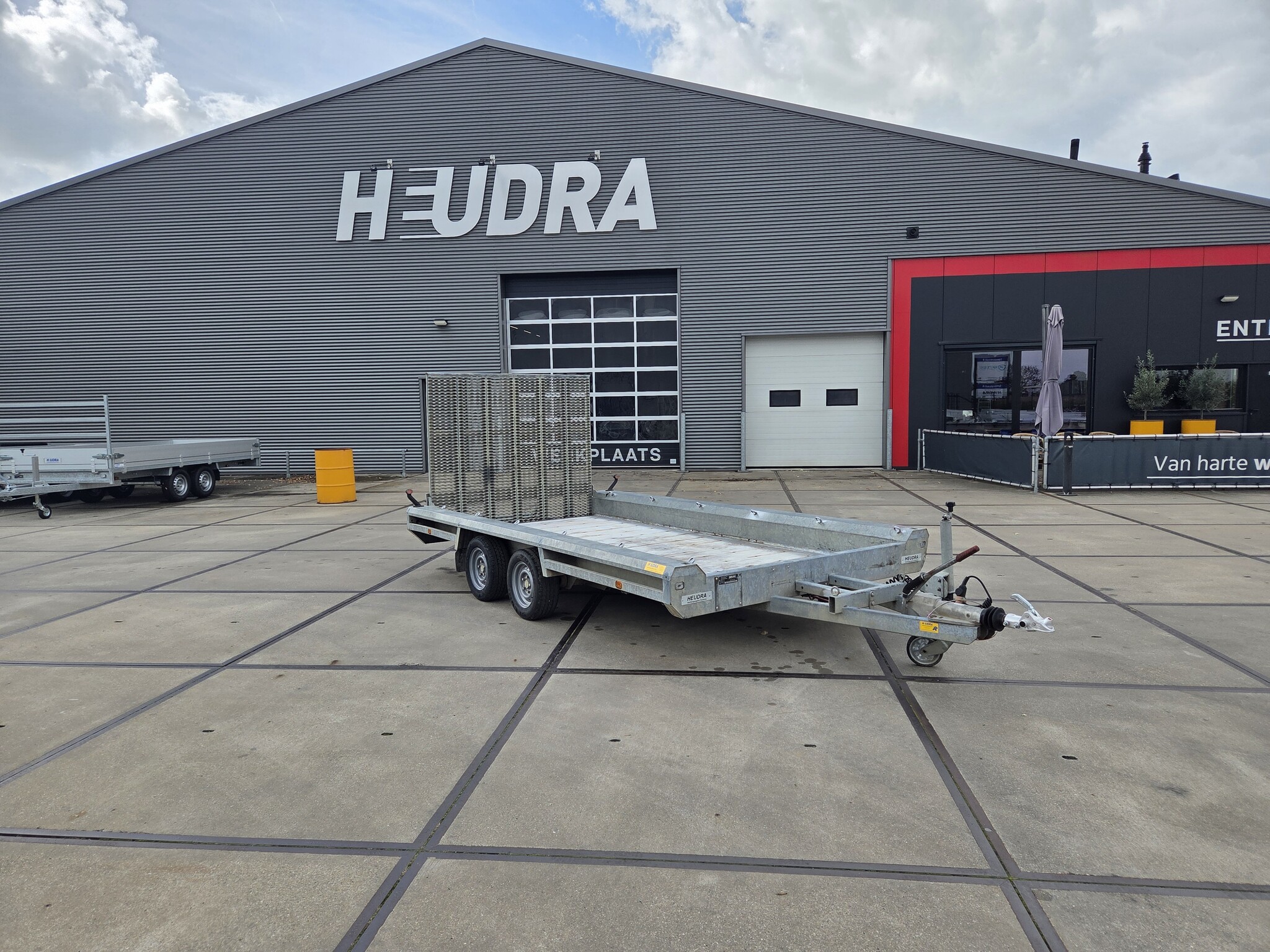 Gebruikte Hulco machinetransporter 3500kg 394x180cm