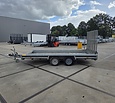 Gebruikte Hulco machinetransporter 3500kg 394x180cm