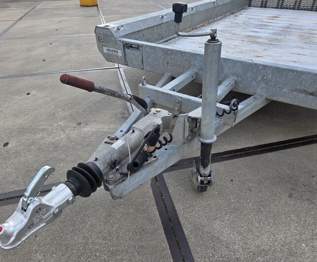 Gebruikte Hulco machinetransporter 3500kg 394x180cm