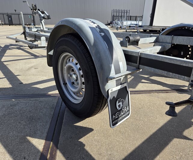 Gebruikte Marlin boottrailer 1500kg 550x200cm