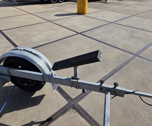 Gebruikte Marlin boottrailer 1500kg 550x200cm