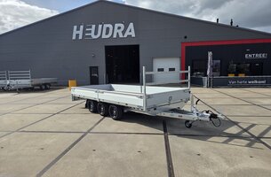 Henra plateauwagen tridemas 3500kg 453x202cm