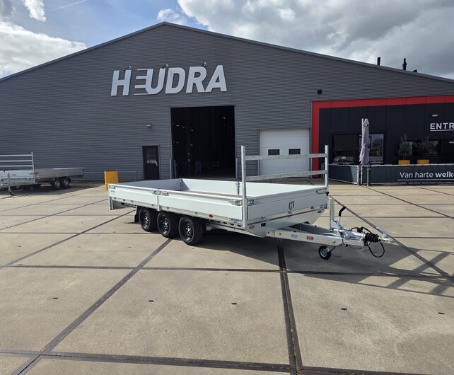 Henra plateauwagen tridemas 3500kg 453x202cm