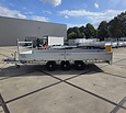 Henra plateauwagen tridemas 3500kg 453x202cm