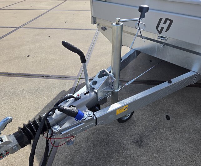 Henra plateauwagen tridemas 3500kg 453x202cm