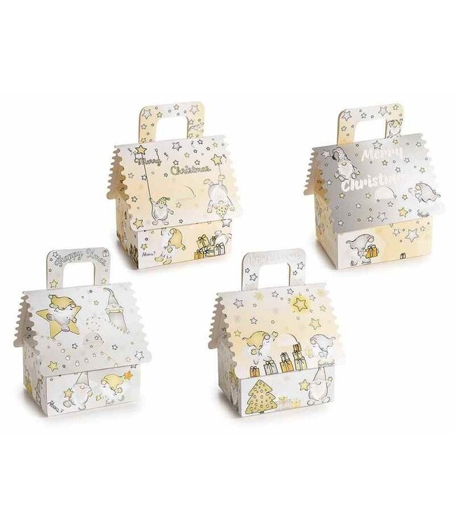 Kersthuis box 3 stuks