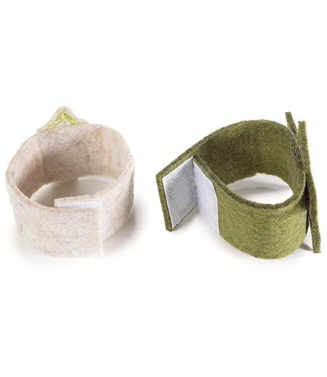 Vilten servethouder Kerstmotief 3 stuks