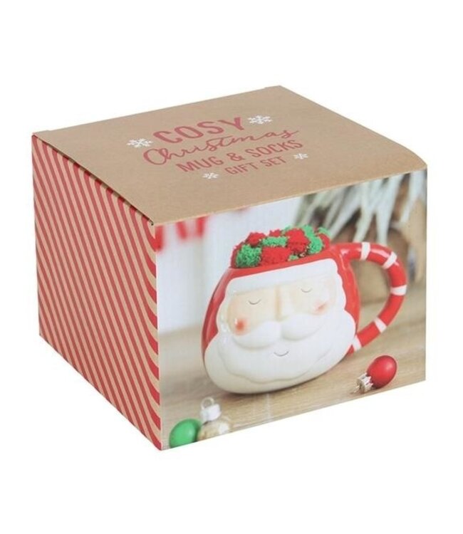 Kerstmis mok met kerstsokken