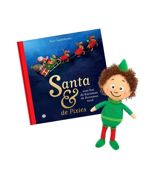Santa & De Pixies, pakket Pixiepop + Over hoe de Kerstman de Kerstman werd