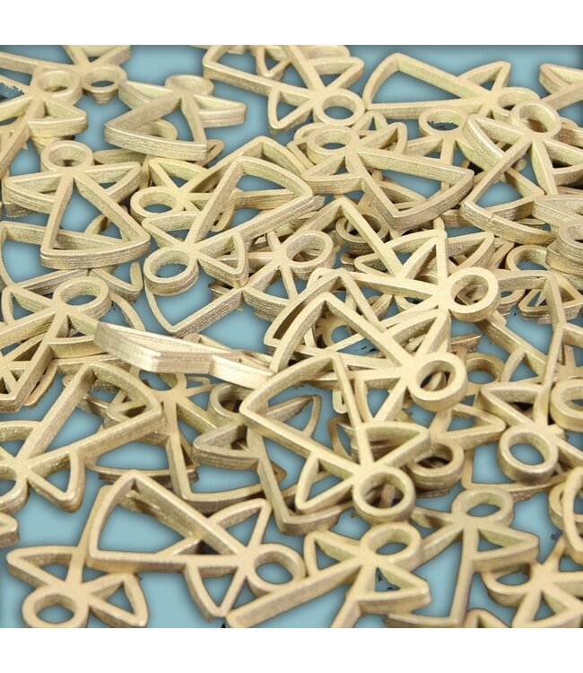 Kersthanger Engel Goud 10 stuks