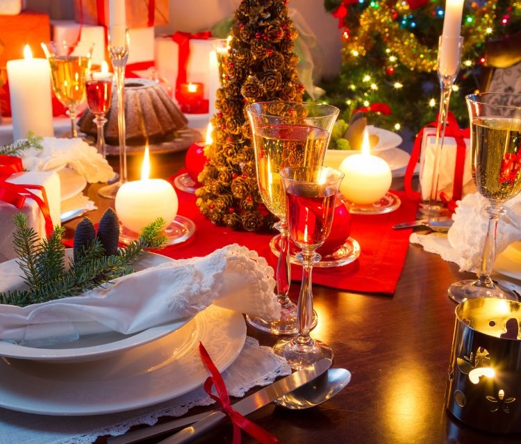 Kerst tafeldecoratie