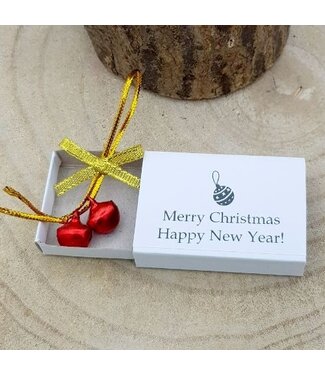Wensdoosje Merry Christmas - Belletjes Wensdoosje Merry Christmas - Belletjes