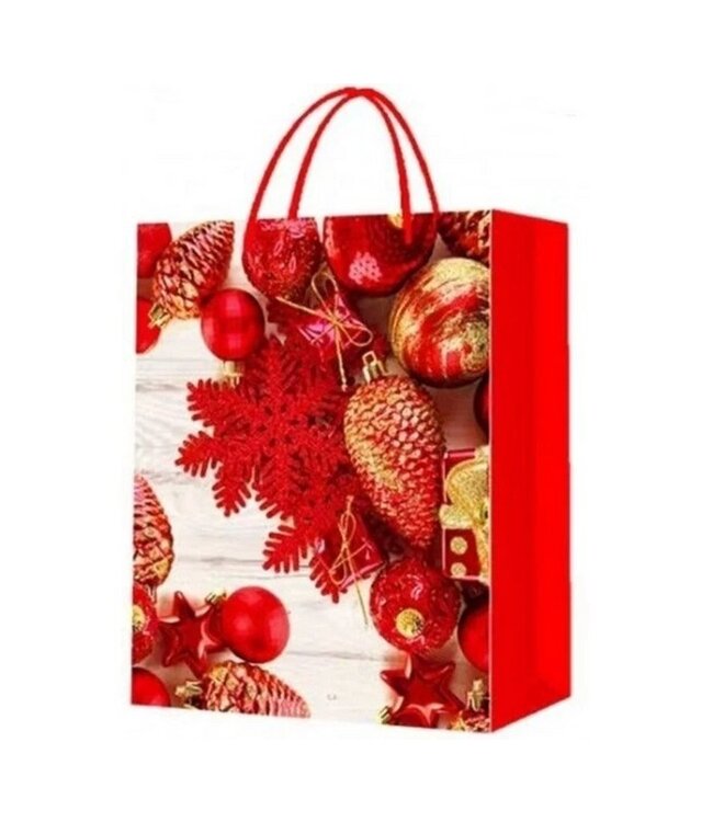 Kersttasje kerstsfeer groot