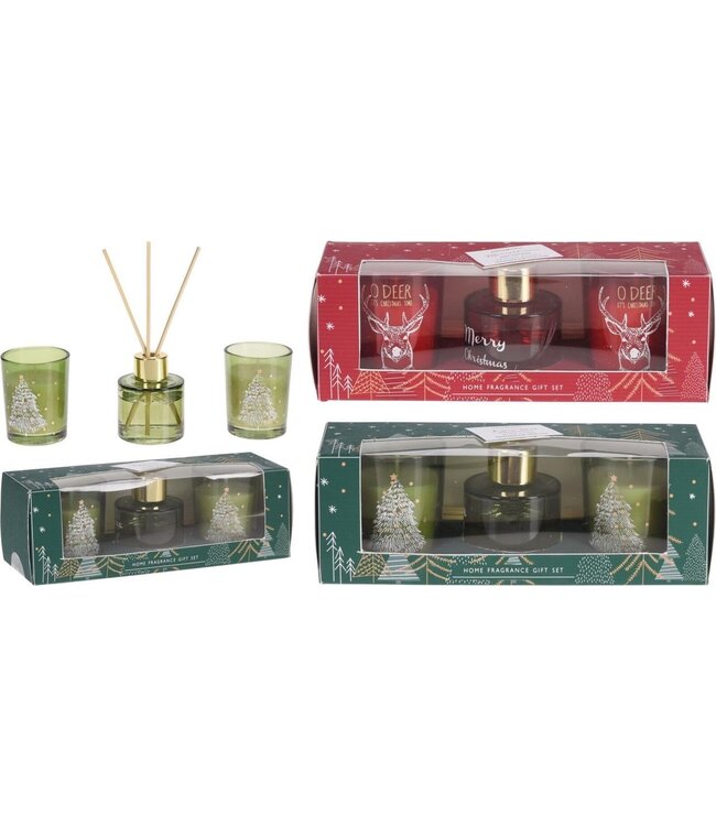 Kerst geurset Rendier 3 delig