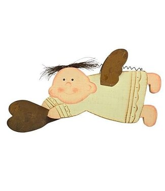 Beschermengel Groot Hout – 38 x 18 cm