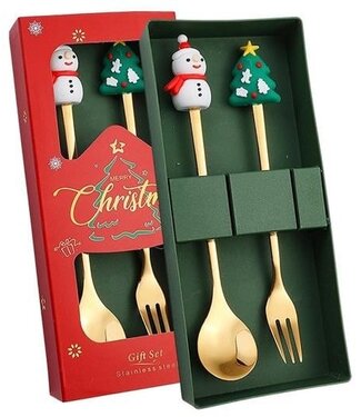 2-delige Kerst Bestek Set
