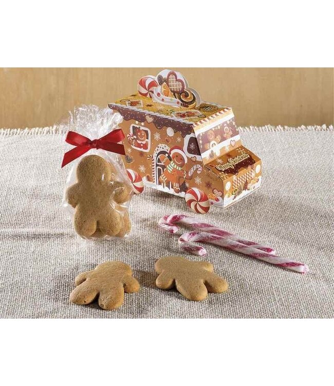 Kerst bus doosje  in peperkoek Biscuits disign