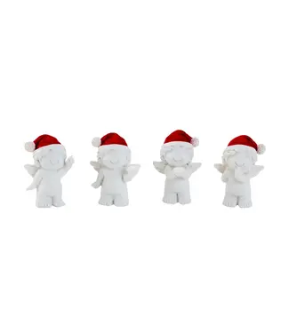 Engel met kerstmuts