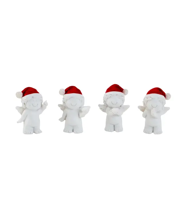 Engel met kerstmuts