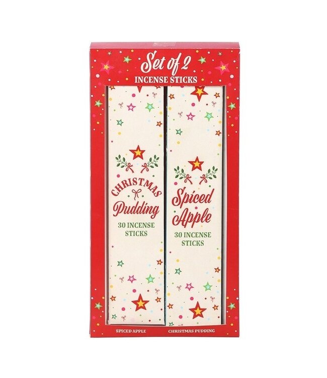 Set van 2 nostalgische kerstwierookstokjes pakket