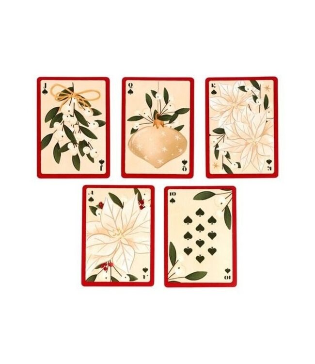 Botanische Kerstmis Speelkaarten Kaartspel