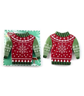 Kersttrui papieren feestservetten