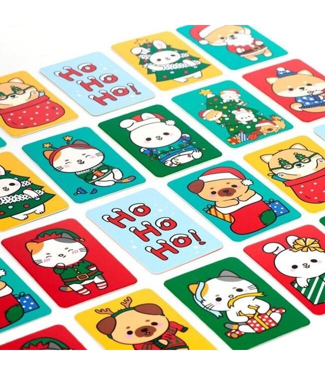 Kerstmis Adoramals Kids Memory Kaartset