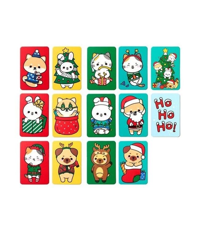 Kerstmis Adoramals Kids Memory Kaartset