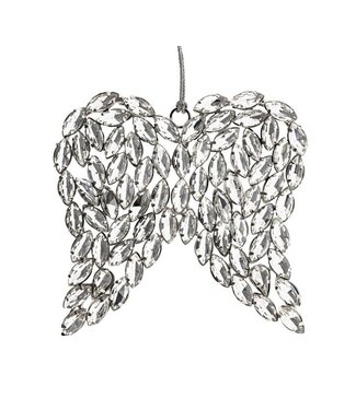 Kristallen vleugel facet geslepen Kristallen vleugel facet geslepen