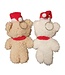 Kerst Teddybeer sleutelhanger