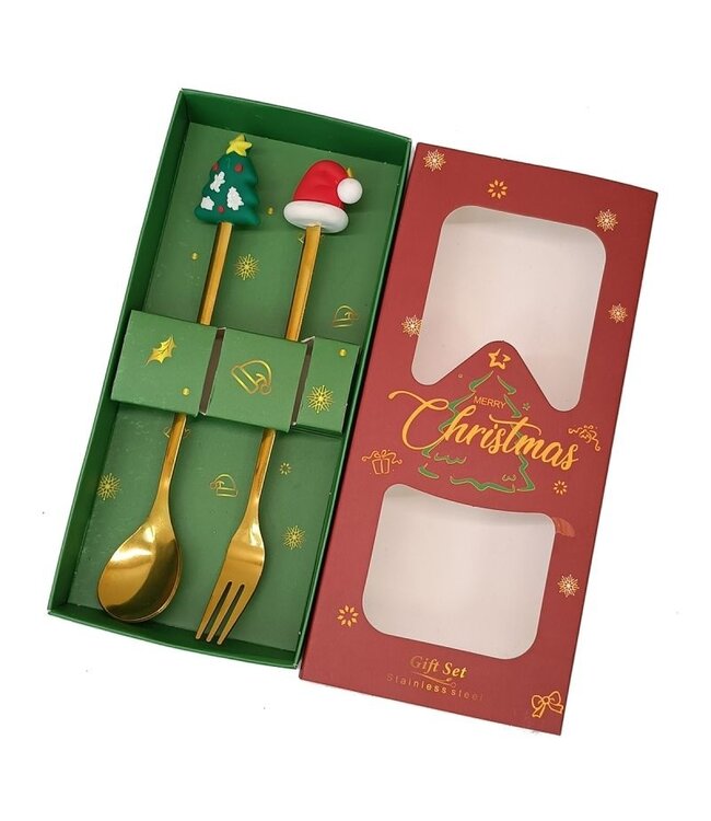 2-delige Kerst Bestek Set