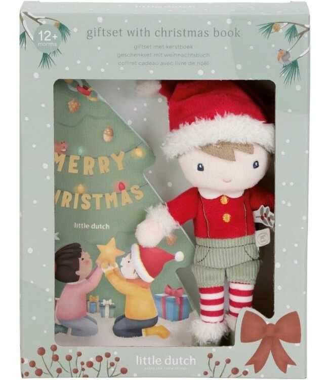 Cadeauset Bijna kerst boek en knuffel