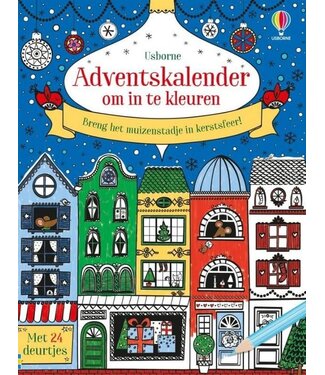 Adventskalender om in te kleuren