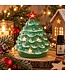 Nostalgische kerstboom oliebrander