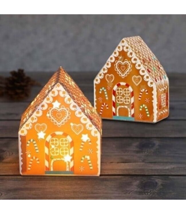 Koekhuis LED op batterij 15 cm