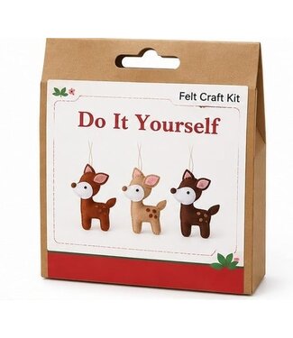 Kerst DIY knutselset Hert - 3 hangers
