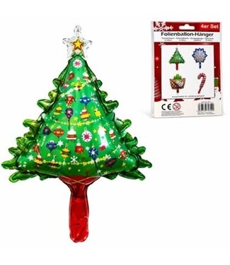 Folieballon kerst 58 cm set van 4