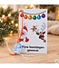 Kerstkaartje met sneeuwpop gelukshangertje – kleine kerstattentie om uit te delen