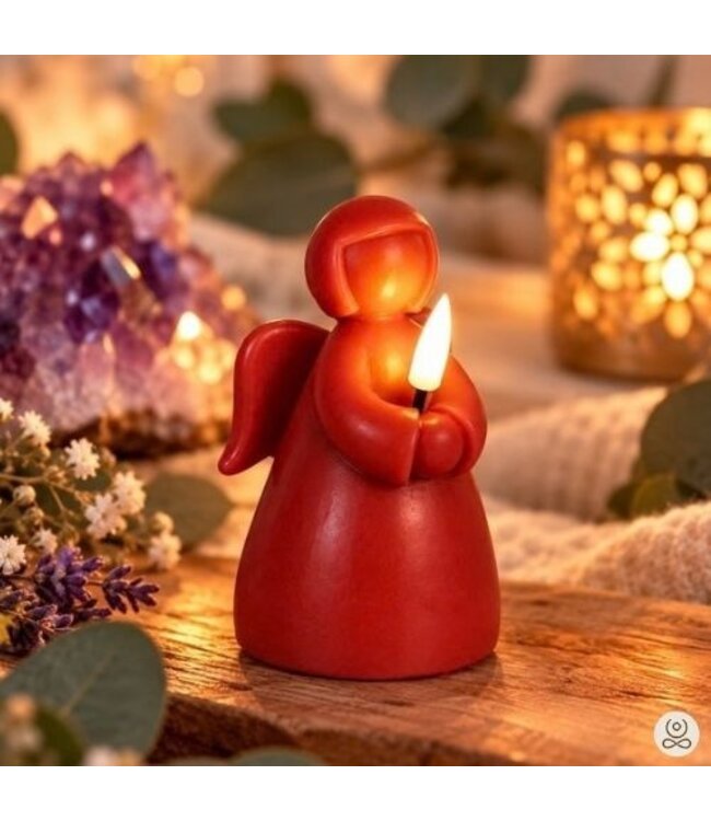 LED-Kaars Engel Rood
