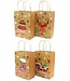 Cadeautasje Christmas 21x15x8cm - 12 stuks