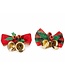 2 Kerststrikje met Belletjes en Hulst – 5 cm